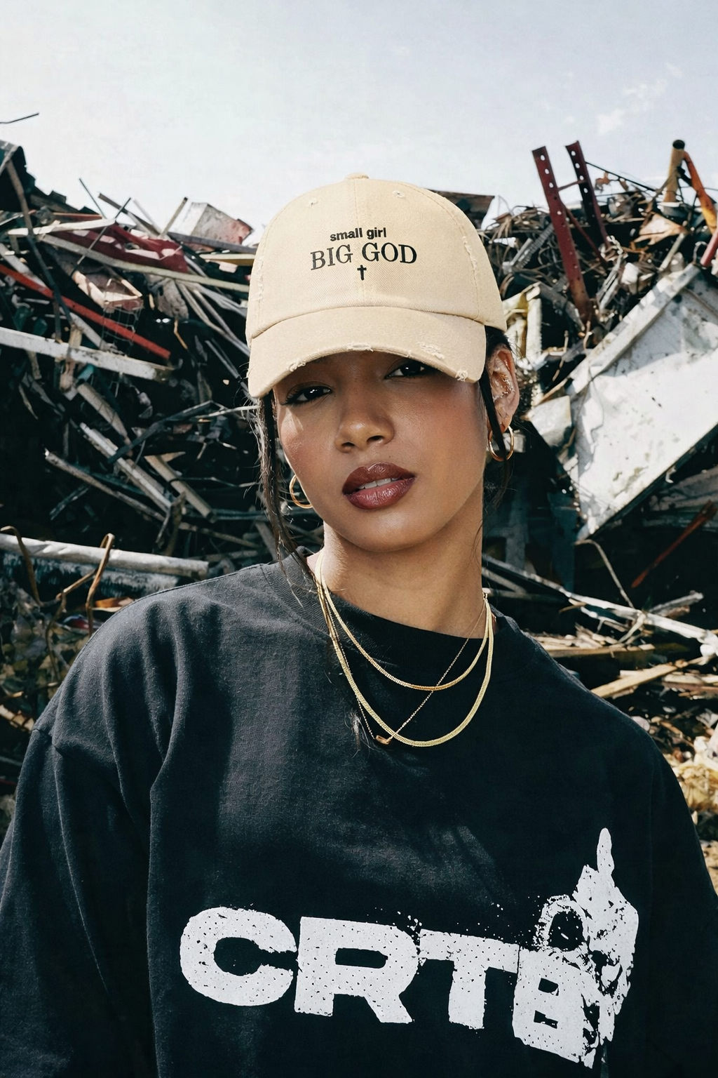 Cap Small Girl Big God